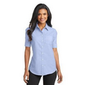 Port Authority  SuperPro  Ladies Short Sleeve Oxford Shirt